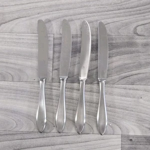 4 cuchillos WMF Cromargan SHADOWPOINT de acero inoxidable (9 1/8") (Alemania) huecos modernos - Imagen 1 de 5