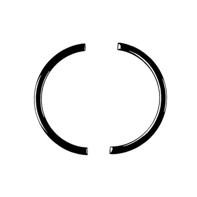 DecorativeDoor Pulling Rings Cover Trim Grille Auto Parts For Door Handle - Image 1 of 4