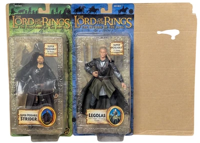 El Señor de los Anillos ToyBiz Value Pack Posable Legolas Strider Nuevo en Paquete 2006 Foto 1 de 4