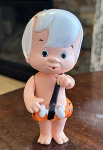 Vtg Kenner Flintstones Bamm-Bamm Rubble Sip-Along Figure Cartoon 6” 1970s - Picture 1 of 6
