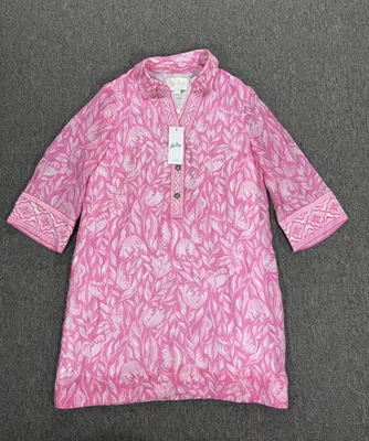 Vestido túnica Lilly Pulitzer para mujer 0 rosa Daphnie vestido Rousseau tulipán a tango Foto 1 de 4