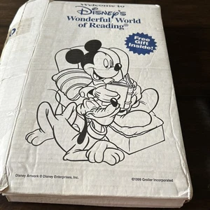 Disney Neu Posten 11 wunderbare Welt der Lesebücher Grolier Buchsammlung - Bild 1 von 7