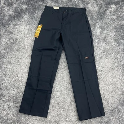 Dickies Pants Adult 34x32 Blue Double Knee Durable Workwear Flex Loose Mens 34 - Image 1 of 4