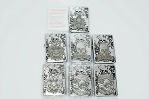 New STAR Lighter Empty Refillable Flip Top Metal Mix Lot Lighters - Picture 1 of 2