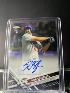 Rob Segedin Dodgers RA-RS Rookie Auto 2017 Topps Chrome - Picture 1 of 2
