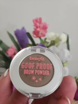 Polvo de relleno de cejas Benefit Goof Proof tono #2 rubio dorado cálido tamaño completo nuevo en caja Foto 1 de 4