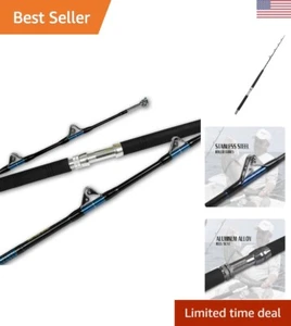 Short Rod Excellence: 5'1" Saltwater Trolling Fishing Rod with EVA Foam Grip - Picture 1 of 7
