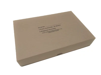 Colt 1911 USGI Style Shipping Box for Pre-1926 M1911 - Image 1 of 2