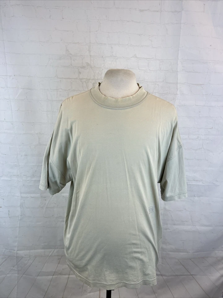 Camiseta Versace Hombre Gris Beige Algodón Manga Corta TALLA XXL $595 Foto 1 de 4