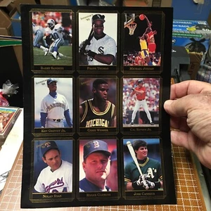 Michael Jordan 1993 Investors foglio non tagliato #73 Mussina Robinson Ryan Barkley - Foto 1 di 16