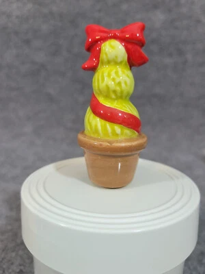 Nora Fleming RETIRED Mini Gardens of Joy A158 Red Topiary - Image 1 of 4