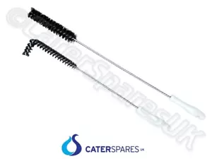 GENUINE HENNY PENNY FRYER CLEANING BRUSH 2 PIECE BENT L SHAPE & STRAIGHT BRUSHER - Picture 1 of 7