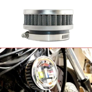 Motorcycle Scooter Stainless Steel Air Intake Filter＋Clamp Universal 48mm-50mm. - Picture 1 of 10