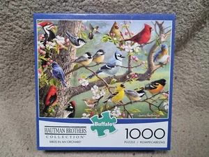 Buffalo Games 1000 Teile Puzzle Vögel in einem Obstgarten Hautman Brothers Rarität - Bild 1 von 1