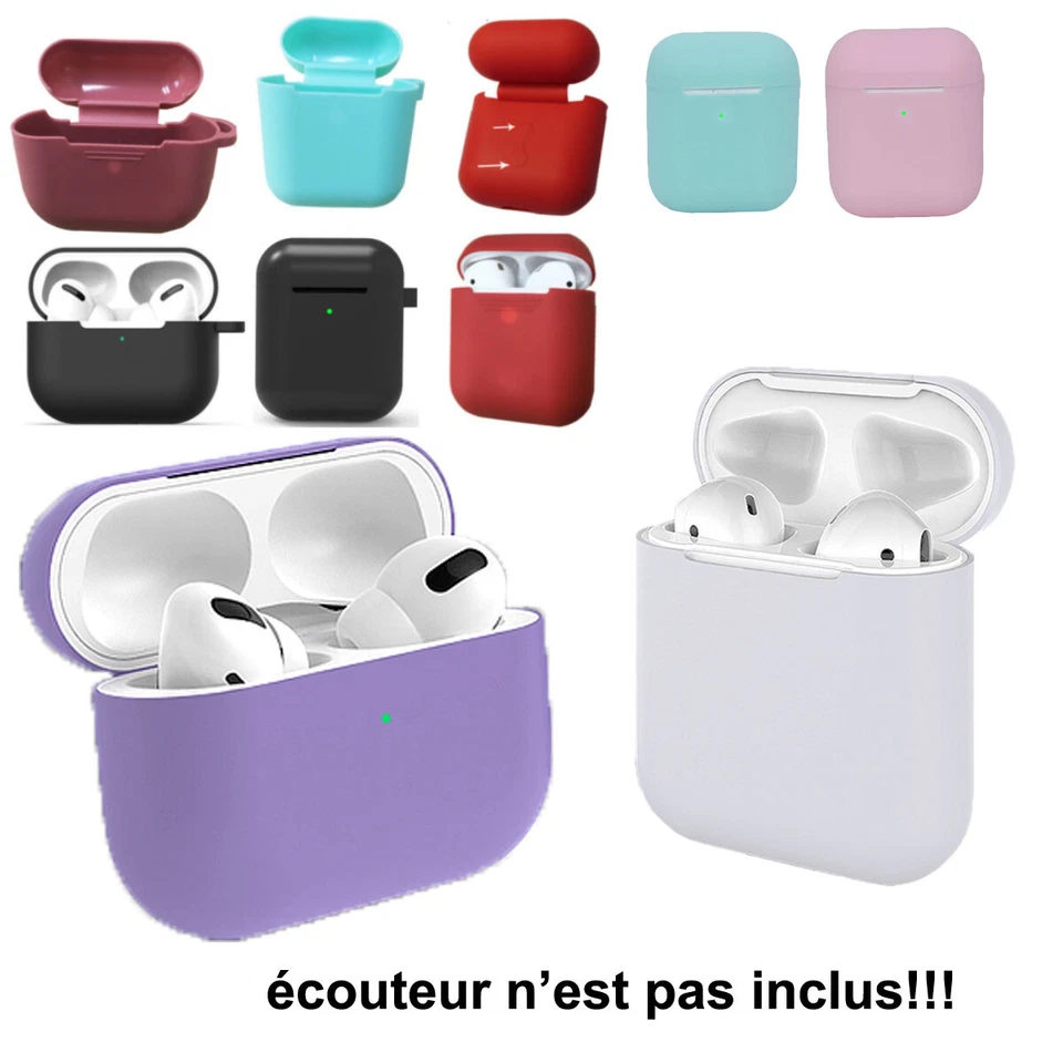 protection de ecouteur bluetooth pour a p 1 2 pros coque silicone - Bild 1 von 1