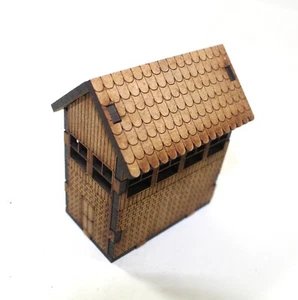 Model Railway Signal Box building 00 Gauge MDF flat packed - Picture 1 of 15