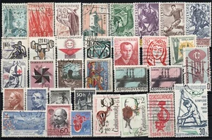 Tschechoslowakei 1963 1964 alte gebrauchte Briefmarken - Bild 1 von 2