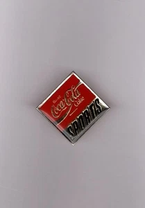 Pin's coca cola / sports (signé procexion) écriture noire - 2,6 cm x 2,6 cm - Picture 1 of 1