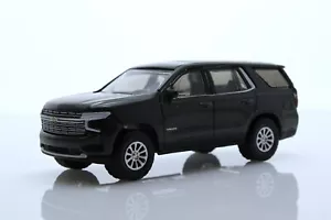 2022 Chevy Tahoe Premier SUV 4x4 1:64 Scale Diecast Model Truck Evergreen Gray - Picture 1 of 7