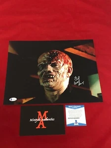 ¡FOTO TED BLANCA AUTOGRAFIADA FIRMADA 11x14! ¡JASON! ¡VIERNES 13! ¡AUTENTICIDAD BECKETT! - Imagen 1 de 6