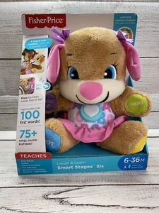 Fisher-Price Laugh and Learn Smart Stages Puppy Sis Plush ~ 6-36 Mos. BRAND NEW! - Picture 1 of 4