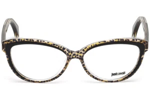 Just Cavalli JC0748 Cheetah Black 047 Plastic Eyeglasses Frames 54-14-140 - Picture 1 of 3
