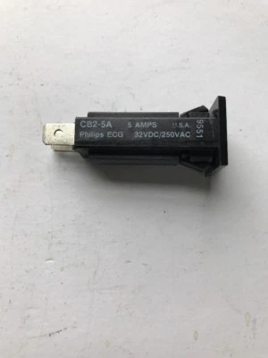 INTERRUPTOR DE CIRCUITO CB2-5A COMPONENTE PHILIPS ECG -ENVÍO GRATUITO- Foto 1 de 4