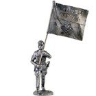 *Russian White Guard 1920* Tin toy soldier 54mm miniature statue metal sculpture