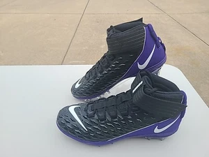 Men's 14 Nike Force Savage Pro 2 Football Cleats Black Orchid Purple BV3969-003 - Picture 1 of 7