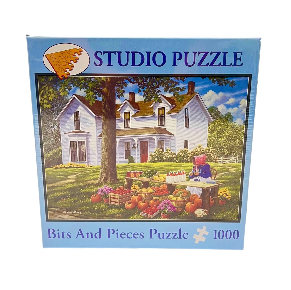 Bits and Pieces Studio Puzzle 1000 Piece Jigsaw Farm Fresh John Sloane
