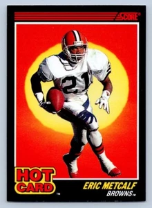 Eric Metcalf 1990 Score Hot Card #5 Blister Pack Exclusive Cleveland Browns - Picture 1 of 2