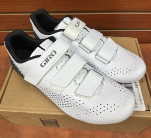 NEW! GIRO Stylus Men's Road Cycling Shoes SPD - WHITE - EU Size 44 - Picture 1 of 5