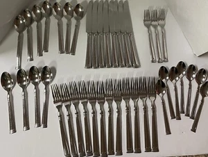 Lenox - ESQUIRE - 18/10 Stainless Steel 41 Pc Flatware Set See Description - Picture 1 of 8