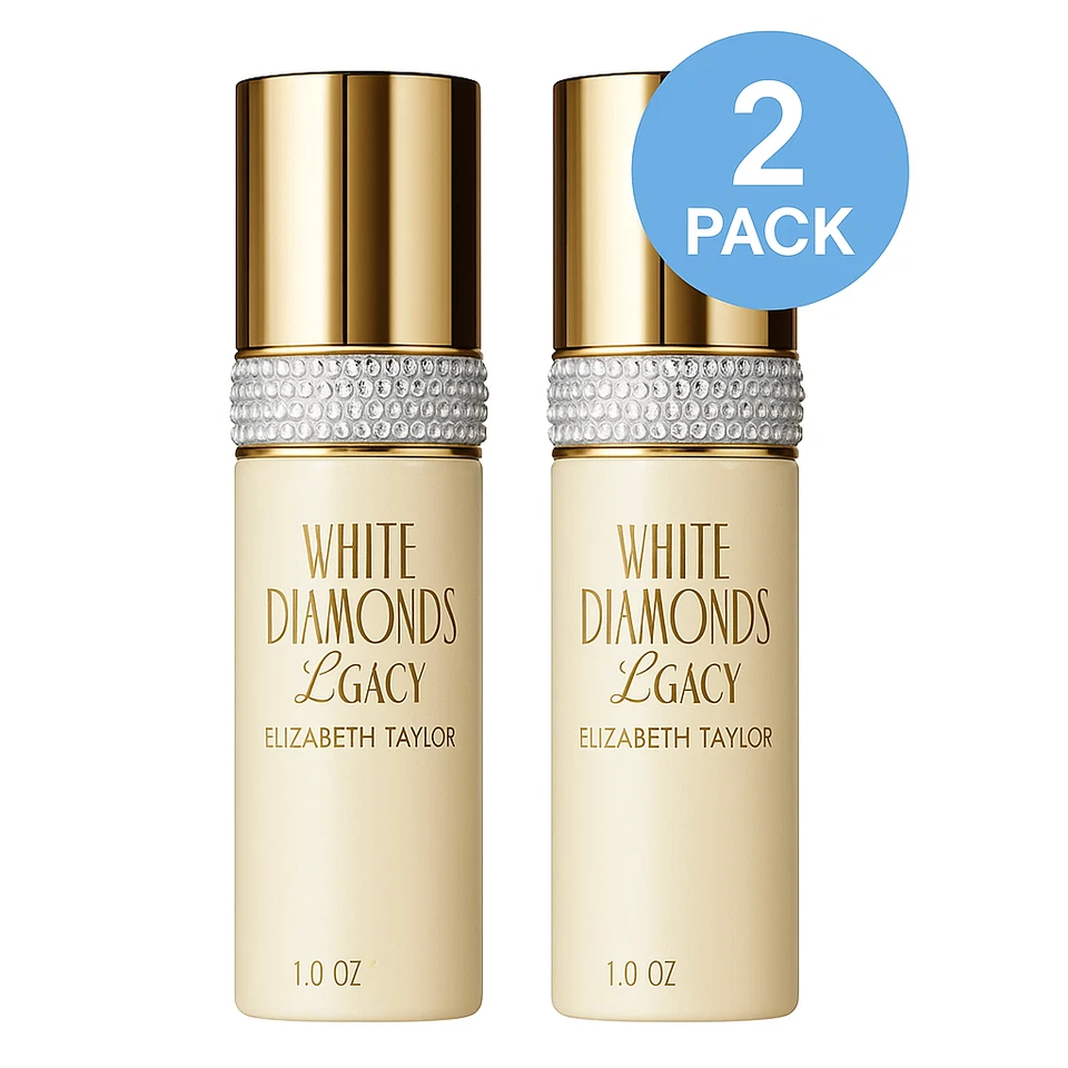Elizabeth Taylor White Diamonds Legacy EDT 1,0 oz paquete de 2 nuevos Foto 1 de 1