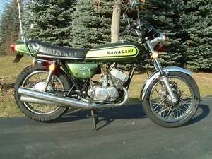 Kawasaki (1973) H1d 500 1972 UNIQUE Headstock Decal / VIN tag - Picture 1 of 2