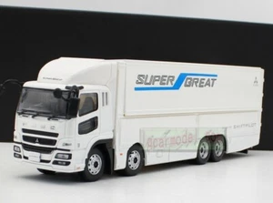 1:43 Scale MITSUBISHI FUSO TRUCK SUPER GREAT Diecast Model White color - Picture 1 of 6