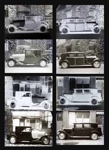 4 rares négatifs PHOTO sur verre voiture vers 1920 - Imagen 1 de 17