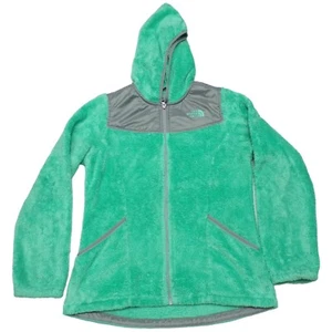 The North Face Girls Large (14/16) Jacket Fleece Jacket Full Zip Mint Green TNF - Picture 1 of 6