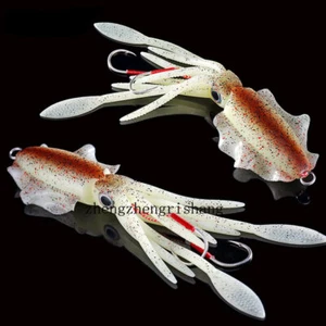 UV Luminous with Lead Squid Soft Bait Deep Sea Fishing Lure Soft Bait 85g-120g - Picture 1 of 17