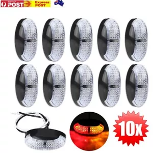 10X LED Clearance Lights Side Marker Amber Red Indicators Trailer Truck RV Lamp - Picture 1 of 7