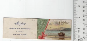 Huyler's Delicious Bonbons & Chocolates 1903 Kalender Sammelkarte 2"x3" VTC-XJ215 - Bild 1 von 2