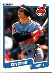 1990 Fleer - Cory Snyder #502 - Picture 1 of 2