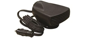 Black 12V 200W High Power Compact Portable Ceramic Vans / Car Plug-in Fan Heater - Picture 1 of 3