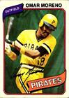 OMAR MORENO 1980 Topps #165 BUY ANY 2 ITEMS FOR 50% OFF   B205R3S14P25