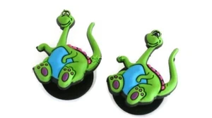 Blaue Dinosaurier Authentisch Jibbitz Crocs Schuh Armband Armband Charm 2er Set - Bild 1 von 3