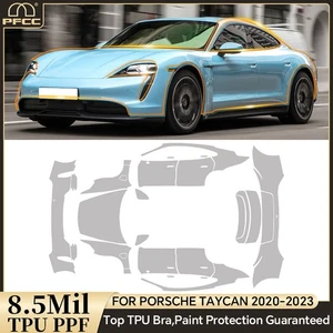 For Porsche Taycan 2020-2023 Full Car Precut Paint Protection Film Matte PPF TPU - Picture 1 of 20