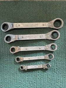 Craftsman 5 pezzi, chiave a cricchetto con estremità a scatola offset, 43361, 43362 43363, 43364, 43365 - Foto 1 di 13