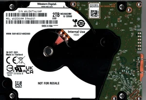 WD20SDRM-59A4DS1 S/N: WXJ2A WESTERN DIGITAL 2TB THAILAND OCT 2021 - Picture 1 of 1