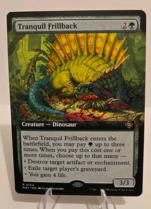 Tranquil Frillback (Ext Art) MTG March of the Machine - Picture 1 of 2