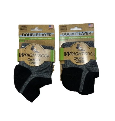 WrightSock Cool Mesh Double Layer Socks For Men & Women  (2 Pack) - Image 1 of 4